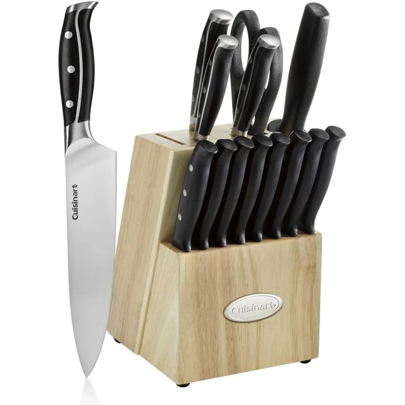 CUISINART - Set de cuchillos de 15 piezas Cuisinart Nitrogen C77TRN-15P