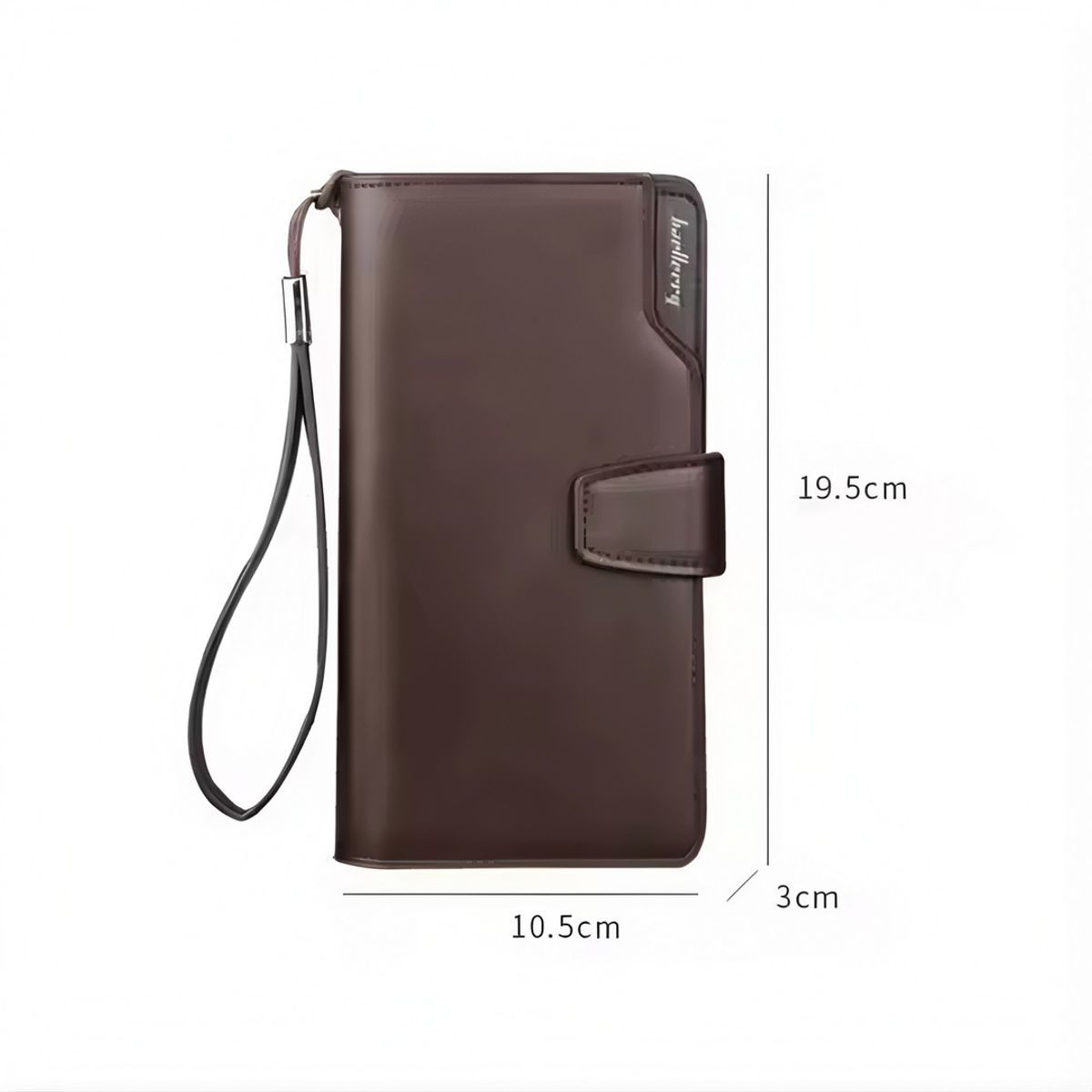 GENERICO - Billetera Mujer Con Cremallera Y Botón De Seguridad