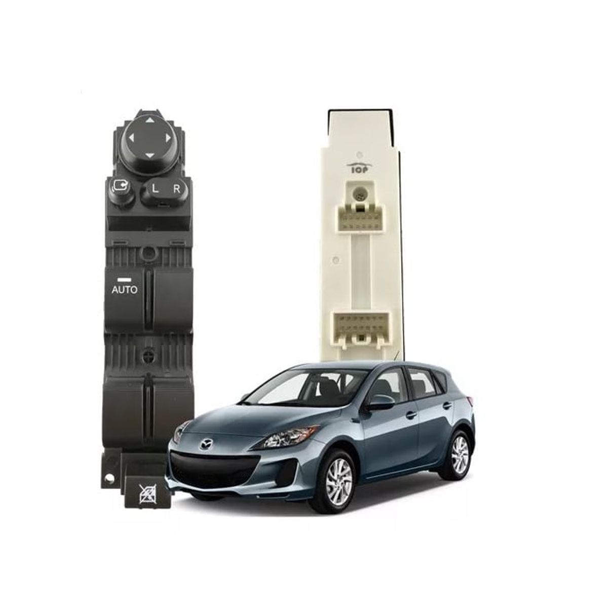 GENERICO - accesorios mazda 3 modulo control elevavidrios 2011-14