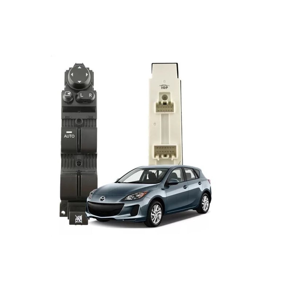 GENERICO - accesorios mazda 3 modulo control elevavidrios 2011-14