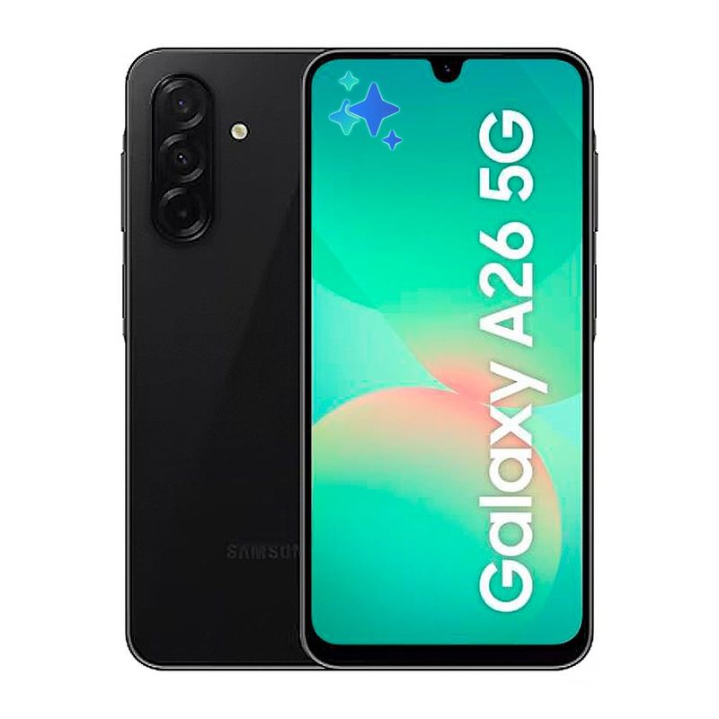 SAMSUNG - Celular Samsung Galaxy A26 5G IA 256GB 8GB RAM Negro