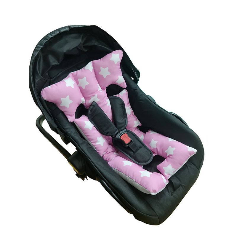 GENERICO - Cojín Reductor de Bebé Universal para Silla de carro Rosado