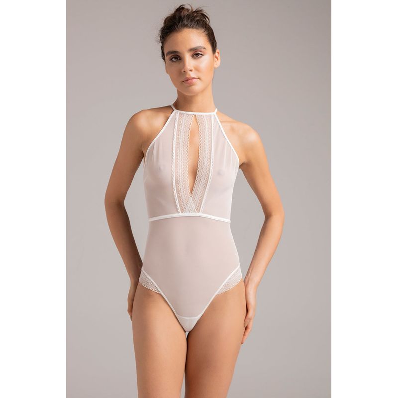 TOUCHE LINGERIE - Body Halter En Tul Y Encaje Ref.  2655051