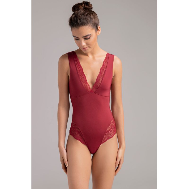 TOUCHE LINGERIE - Body En Microfibra Y Encaje Ref.  2666051