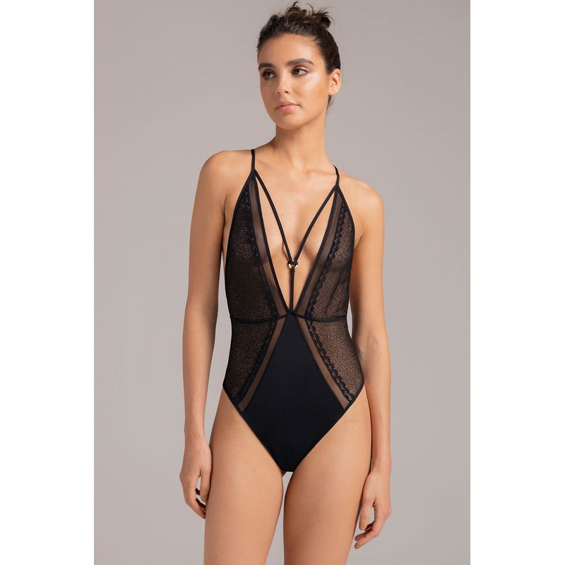 TOUCHE LINGERIE - Body En Encaje Y Microfibra Ref.  2675051