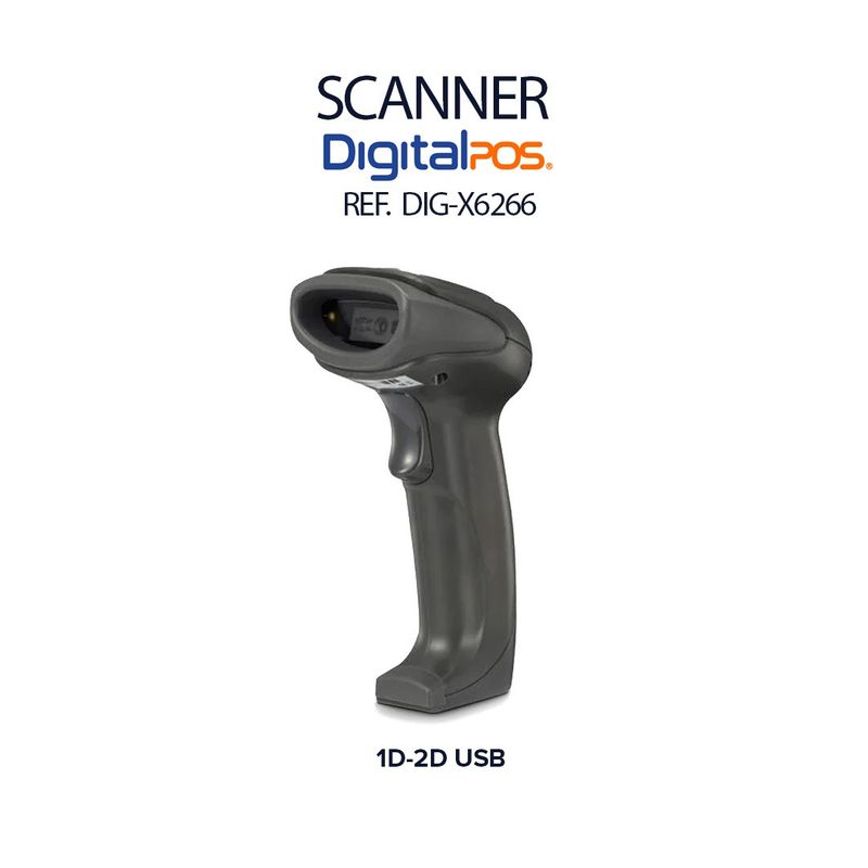 DIGITAL POS - SCANNER DIGITAL POS DIG-X6266 1D-2D USB