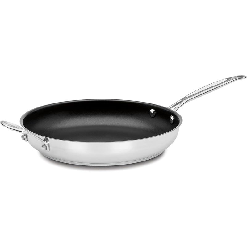 CUISINART - Sartén Cuisinart 12” Acero Inoxidable Antiadherente PFAS-Free 722C-30HNS