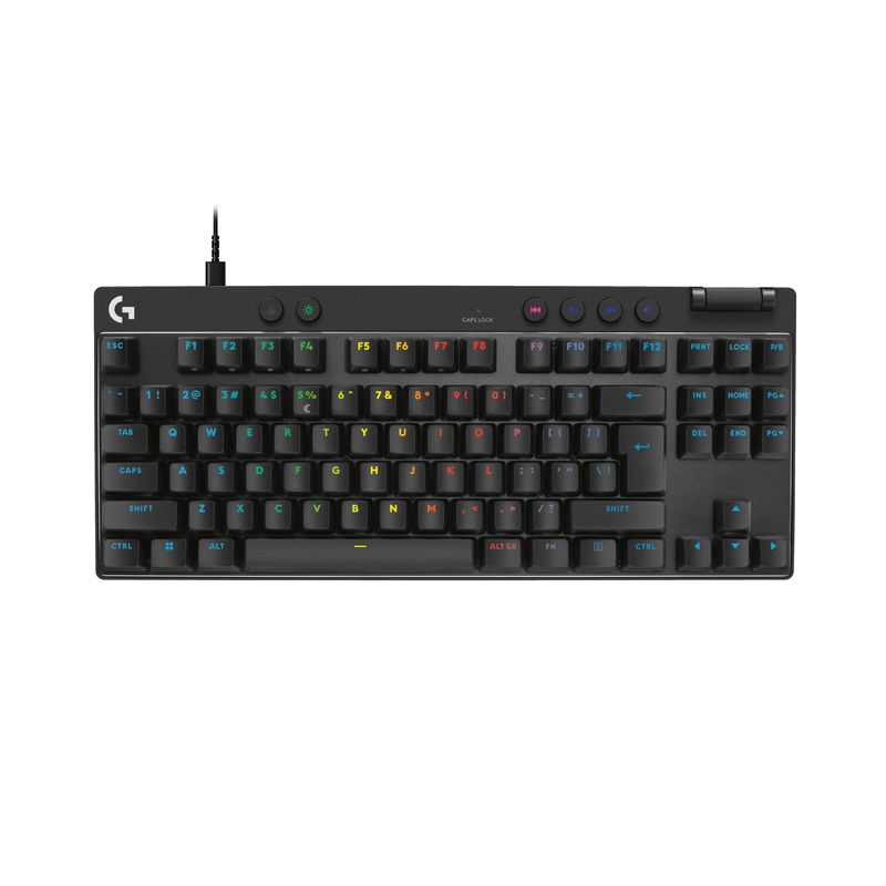 LOGITECH - Teclado Gamer Logitech G Pro X TKL Rápido RGB Lightsync Blk