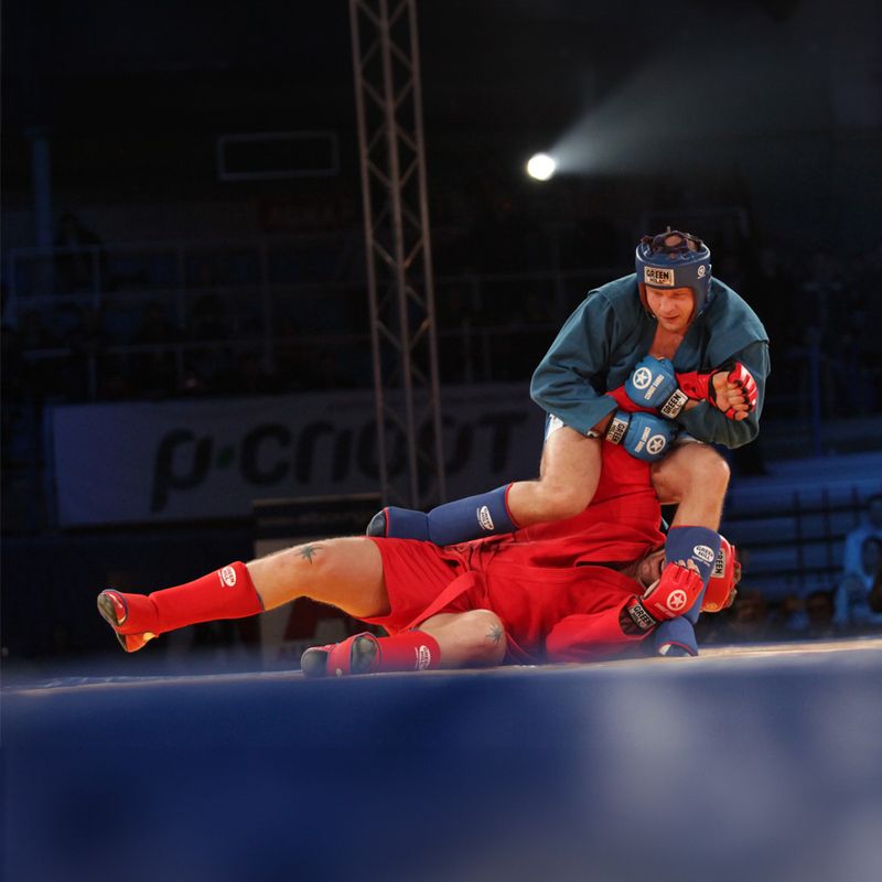 GREENHILL - UNIFORME DE SAMBO APROBADO FIAS COLOR ROJO 160S