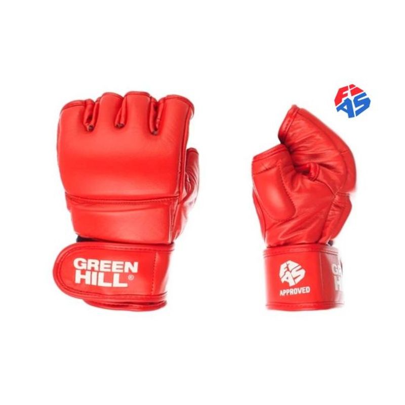 GREENHILL - GUANTES DE SAMBO APROBADOS FIAS- ROJO-XL