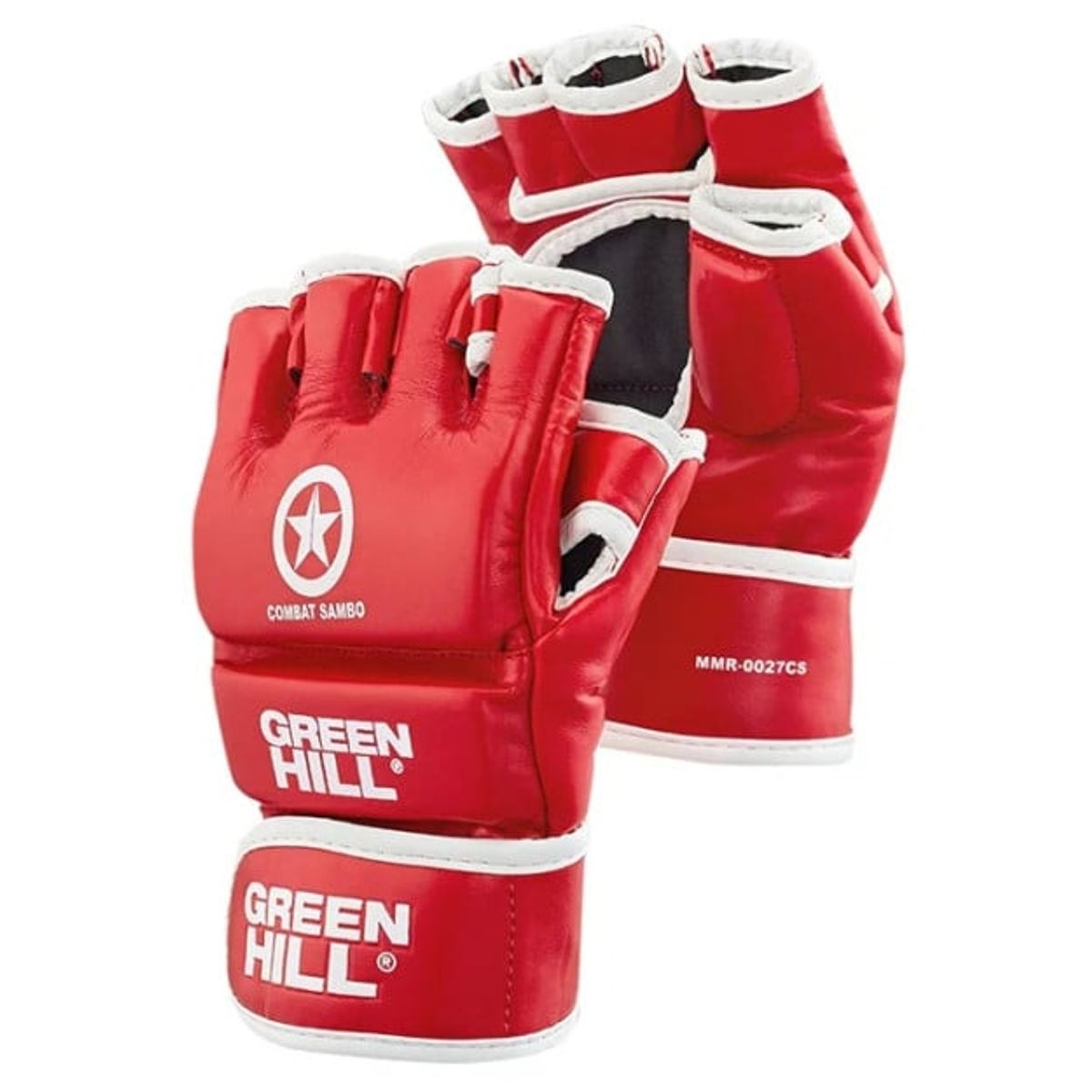 GREENHILL - GUANTES DE COMBATE PARA SAMBO- ROJO-M