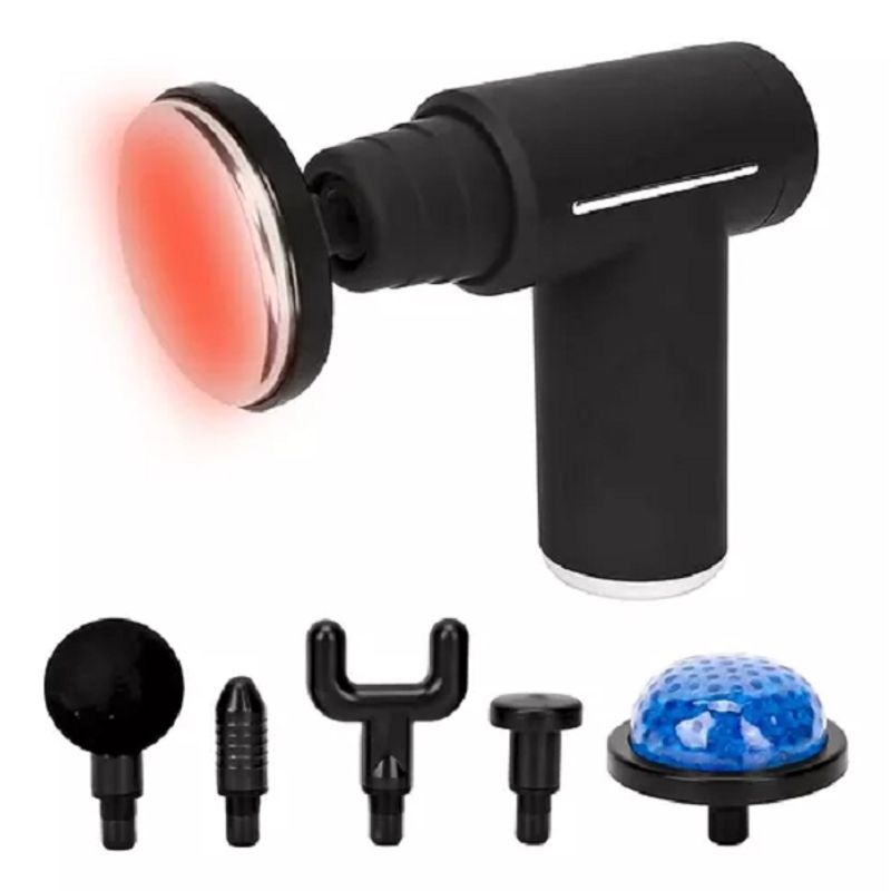GENERICO - Masajeador Muscular Eléctrico Pistola Calor Frio corporal