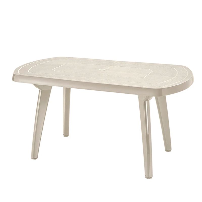 RIMAX - Mesa Lotus Ovalada Rimax Taupe