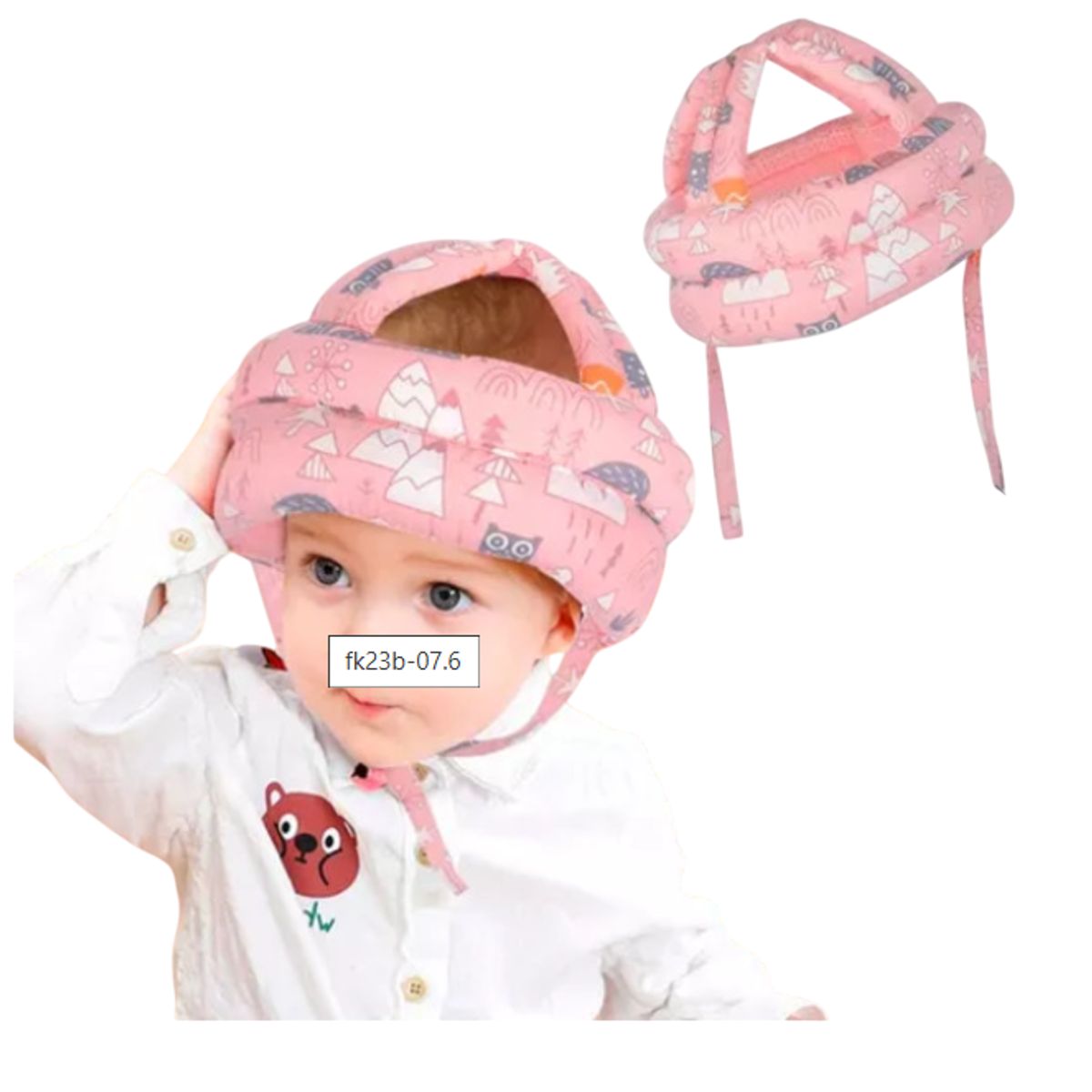 GENERICO - Casco protector de cabeza para bebe FK15-07