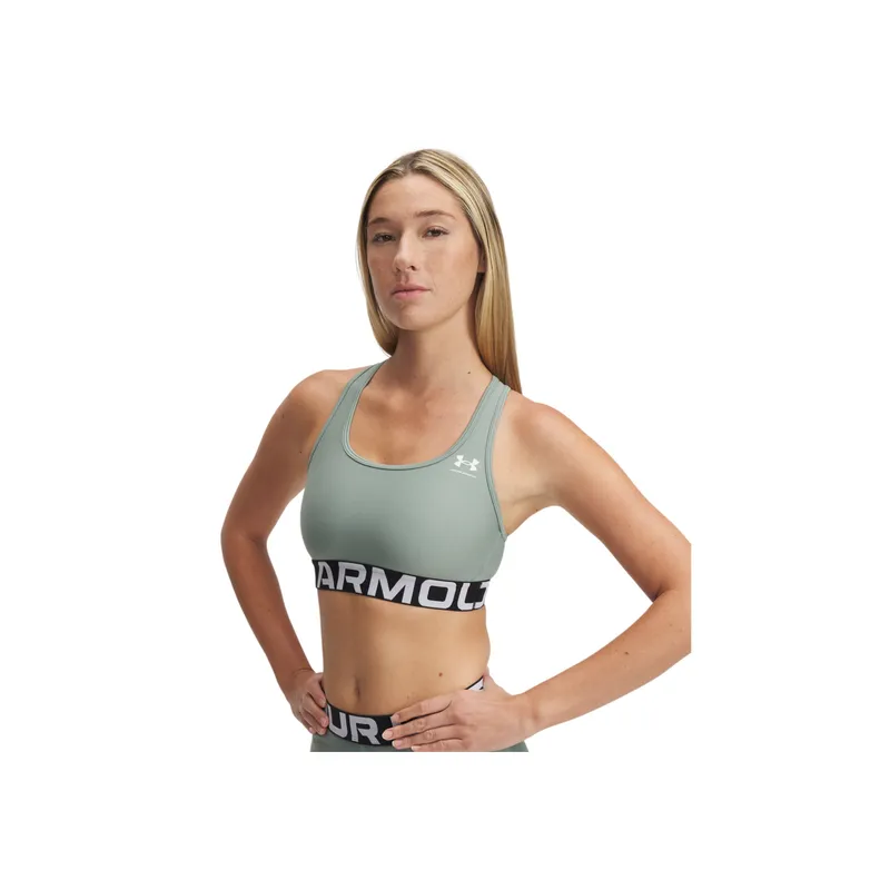 UNDER ARMOUR - Sujetador Mujer UNDER ARMOUR UA HG MID BRANDED Verde UNDER ARMOUR