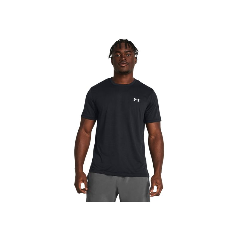 UNDER ARMOUR - Camiseta Hombre UNDER ARMOUR LAUNCH SHORTSLEEVE Negro UNDER ARMOUR