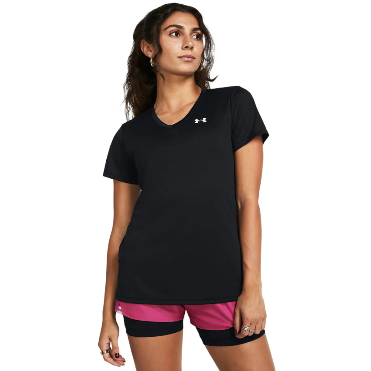 UNDER ARMOUR - Camiseta Mujer UNDER ARMOUR TECH SSV SOLID Negro UNDER ARMOUR.