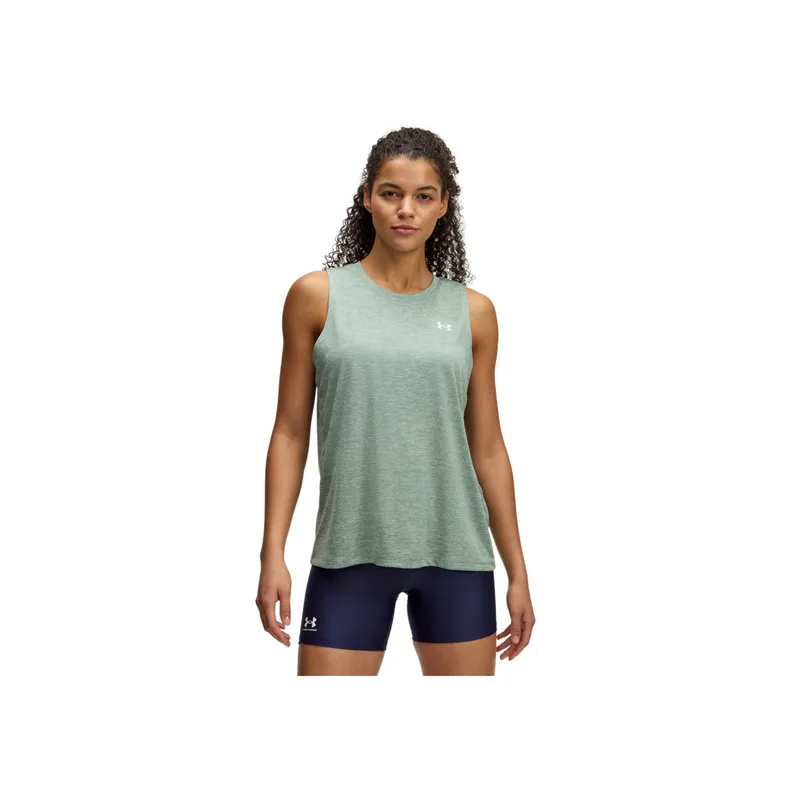 UNDER ARMOUR - Camiseta Mujer UNDER ARMOUR TECH TANK TWIST Verde UNDER ARMOUR