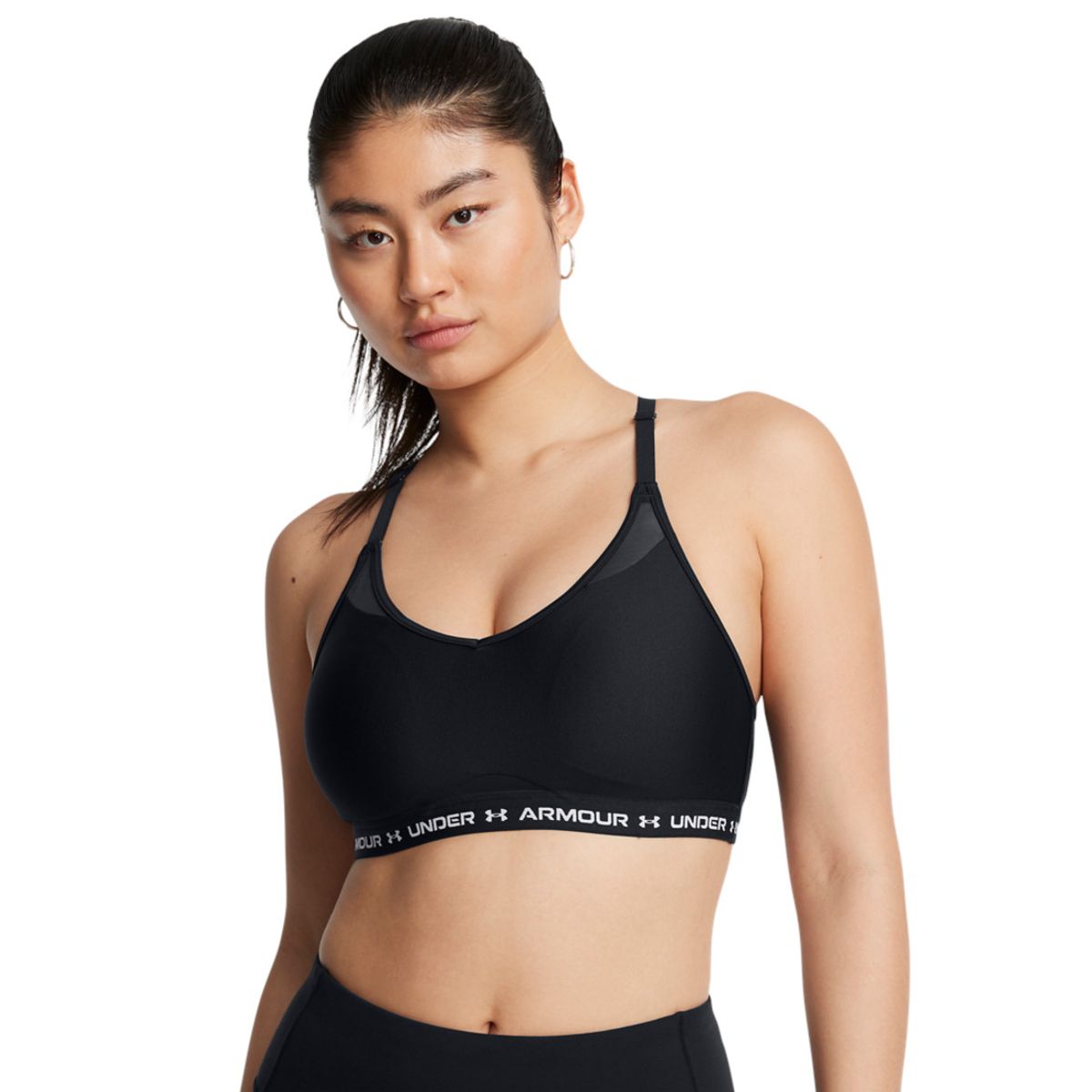 UNDER ARMOUR - Sujetador Mujer UNDER ARMOUR UA CROSSBACK LOW BRA Negro UNDER ARMOUR