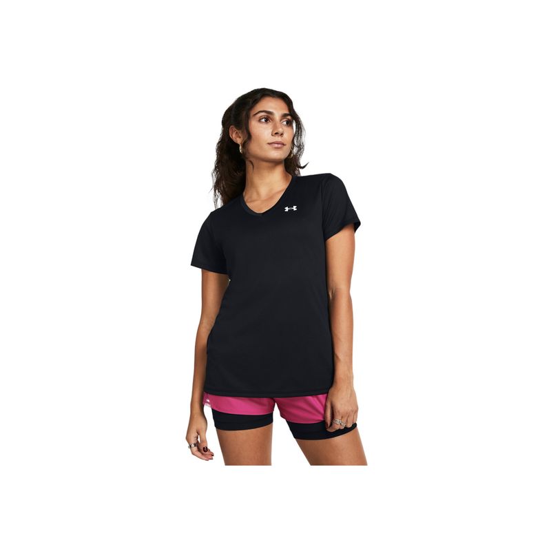 UNDER ARMOUR - Camiseta Mujer UNDER ARMOUR TECH SSV SOLID Negro UNDER ARMOUR.
