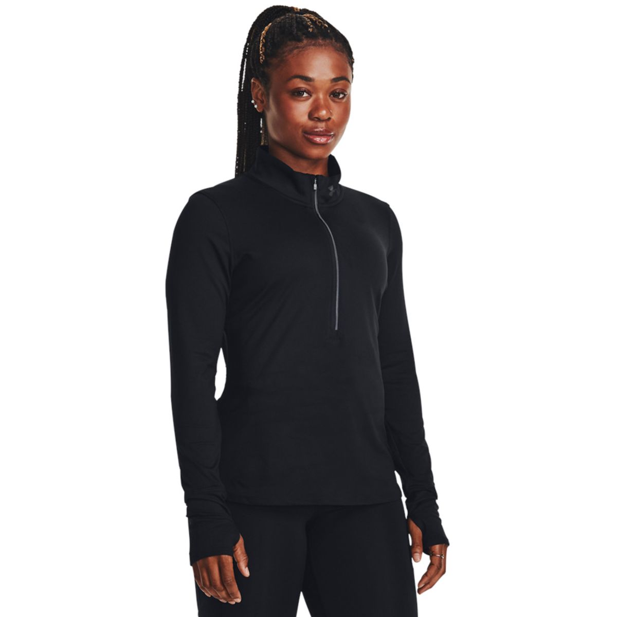 UNDER ARMOUR - Camiseta Mujer Under Armour Launch Pro Half Zip Negro UNDER ARMOUR
