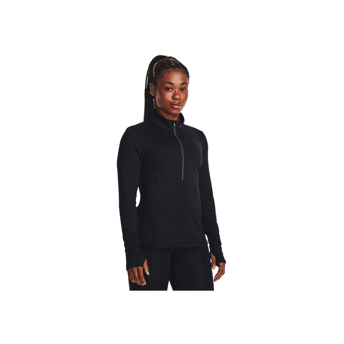 UNDER ARMOUR - Camiseta Mujer Under Armour Launch Pro Half Zip Negro UNDER ARMOUR