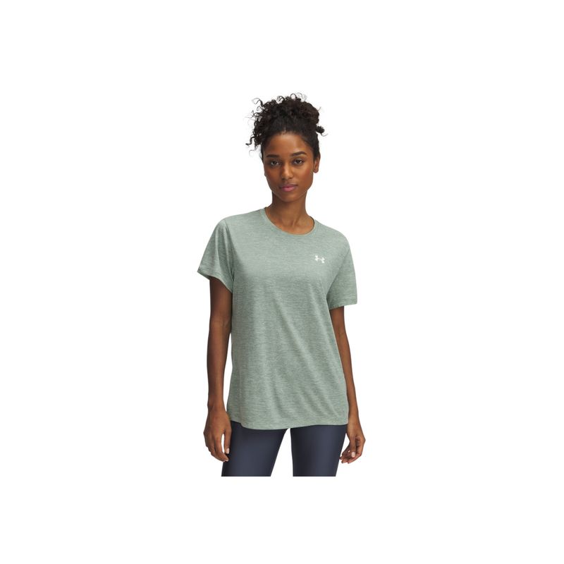 UNDER ARMOUR - Camiseta Mujer UNDER ARMOUR TECH SSC TWIST Verde UNDER ARMOUR