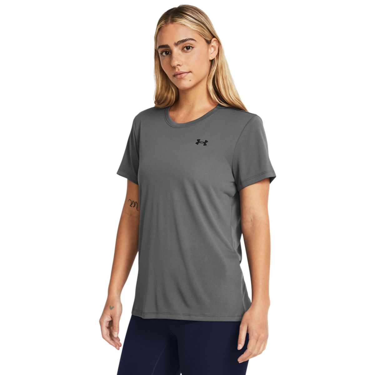 UNDER ARMOUR - Camiseta Mujer UNDER ARMOUR TECH SSC SOLID Gris UNDER ARMOUR