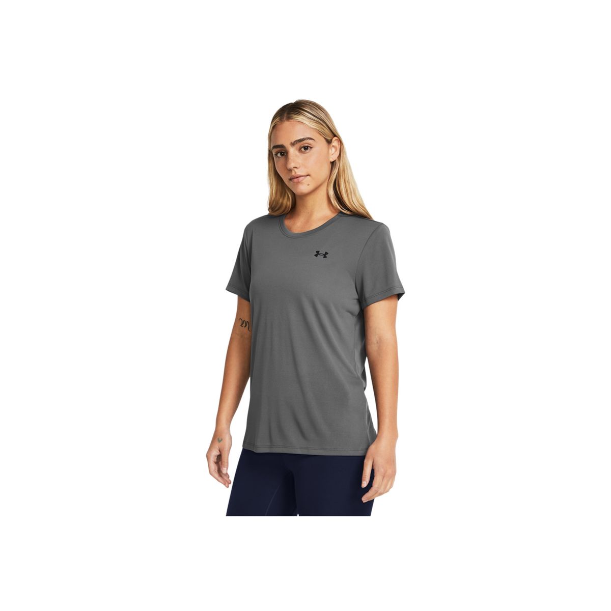 UNDER ARMOUR - Camiseta Mujer UNDER ARMOUR TECH SSC SOLID Gris UNDER ARMOUR
