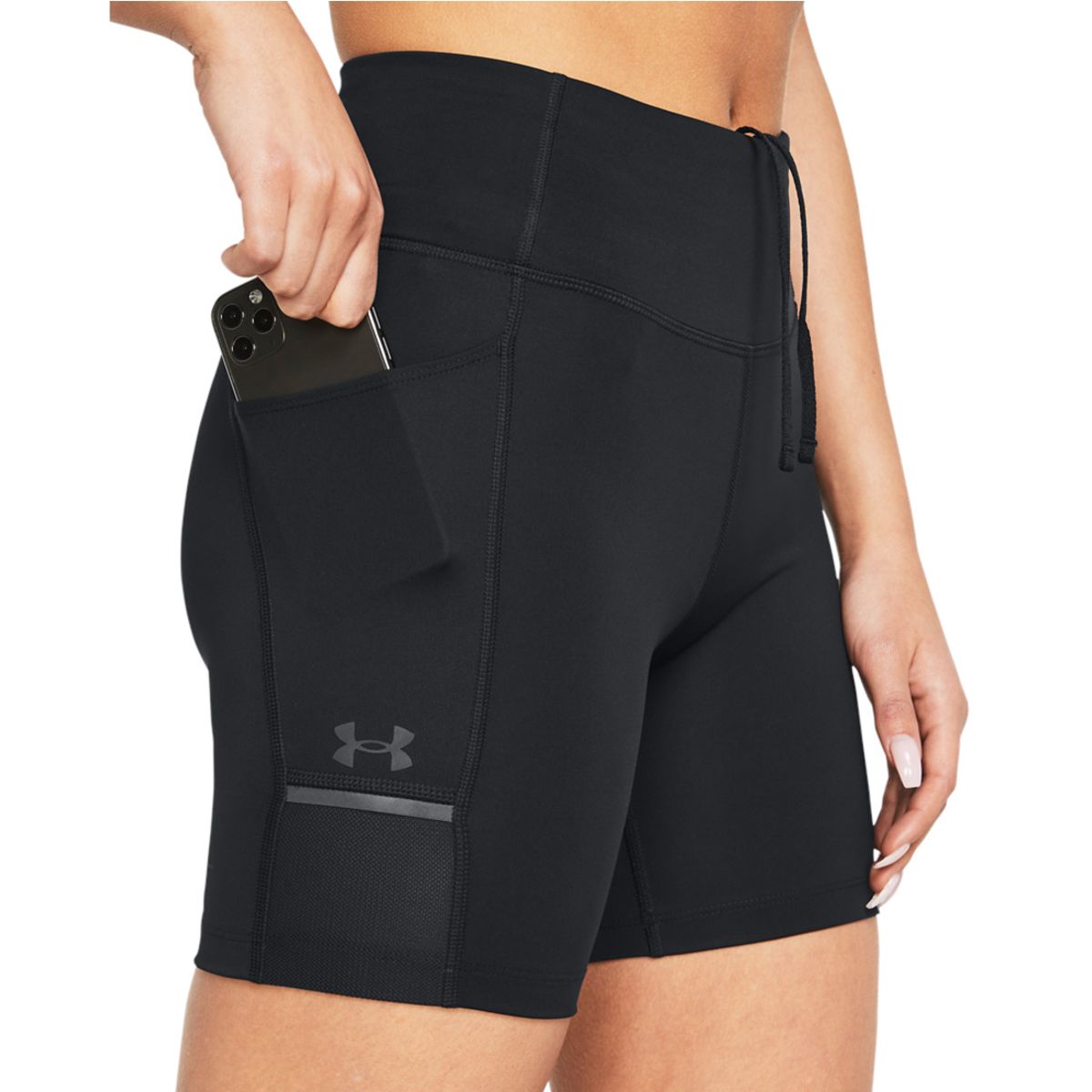 UNDER ARMOUR - Short Mujer UNDER ARMOUR UA LAUNCH HALF TIGHT Negro UNDER ARMOUR