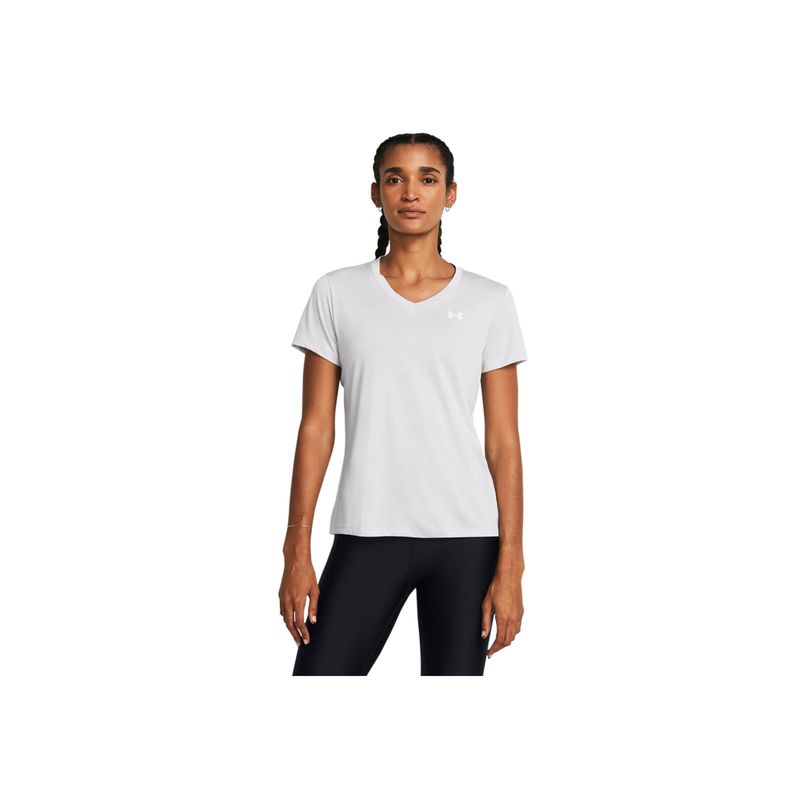 UNDER ARMOUR - Camiseta Mujer Under Armour Tech Ssv Twist Gris UNDER ARMOUR