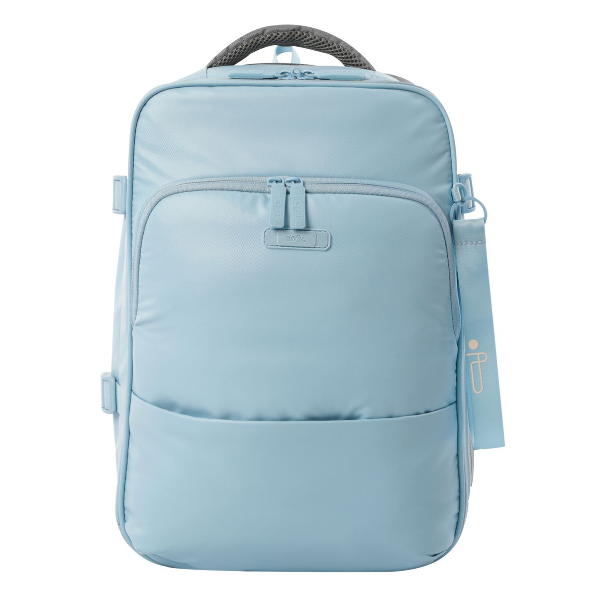 TOTTO - Morral de mano para viaje Multifuncional trip Azul Negro