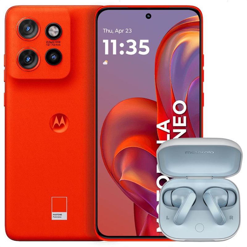 MOTOROLA - Celular Motorola Edge 50 Neo 5G 256GB /8GB Nrj + Moto Buds