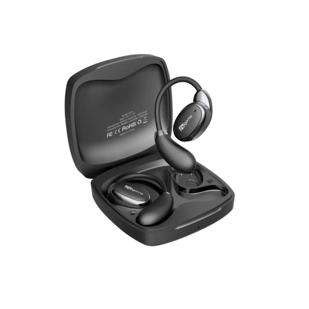 IGOMA - Audífonos Inalámbricos  OpenEar Fit IG-6 Negro Igoma
