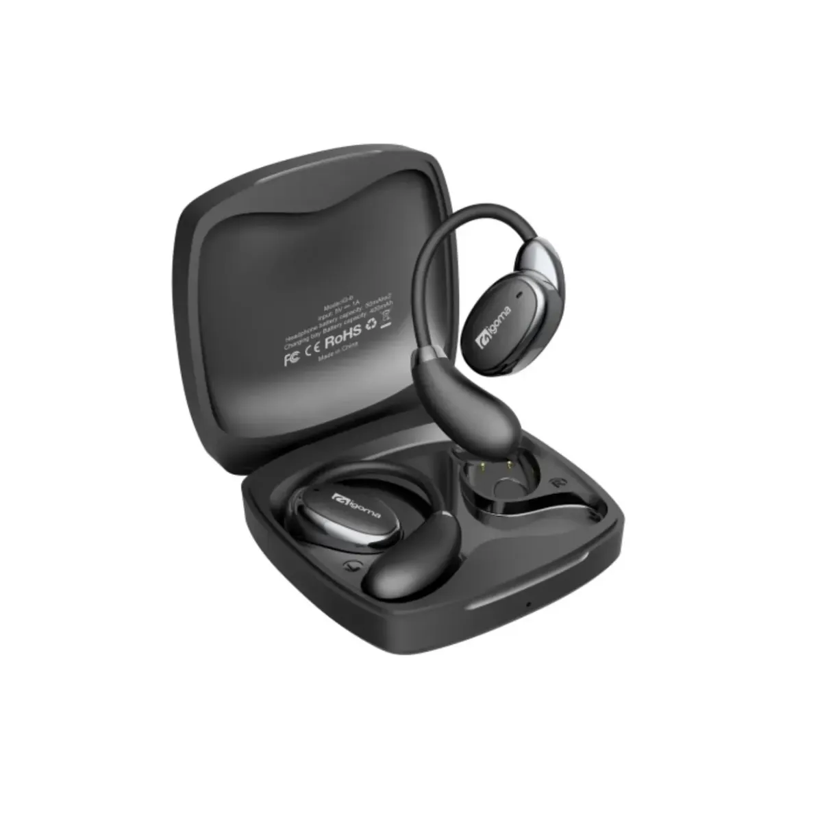 IGOMA - Audífonos Inalámbricos  OpenEar Fit IG-6 Negro Igoma