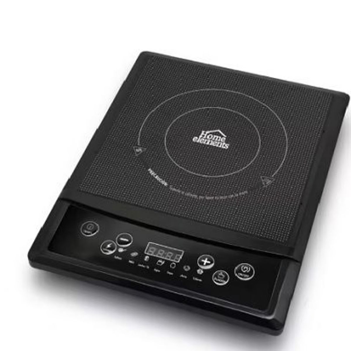 HOME ELEMENTS - Estufa Inducción 1 Puesto 300w a 1500w Placa ceramica Cocina HEAI10