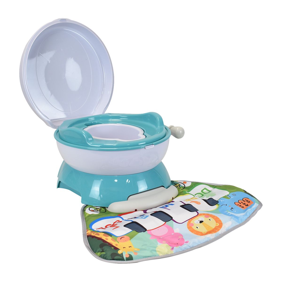 PREMIUM BABY - Vasenilla 4 en 1 Con Sonido Premium Baby Azul PB-B201AZ