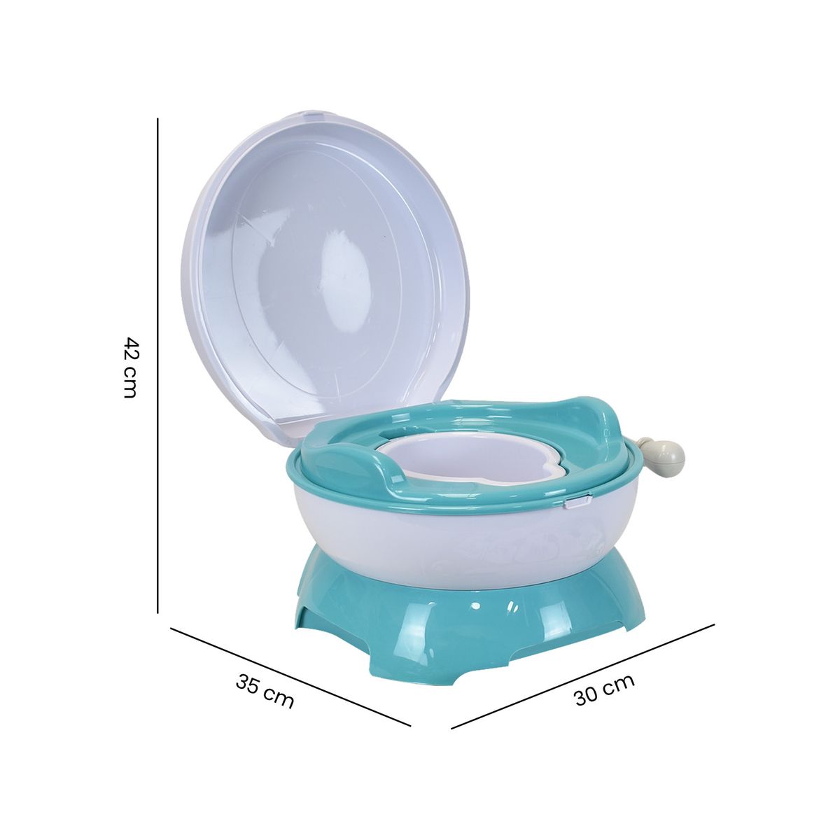 PREMIUM BABY - Vasenilla 4 en 1 Con Sonido Premium Baby Azul PB-B201AZ