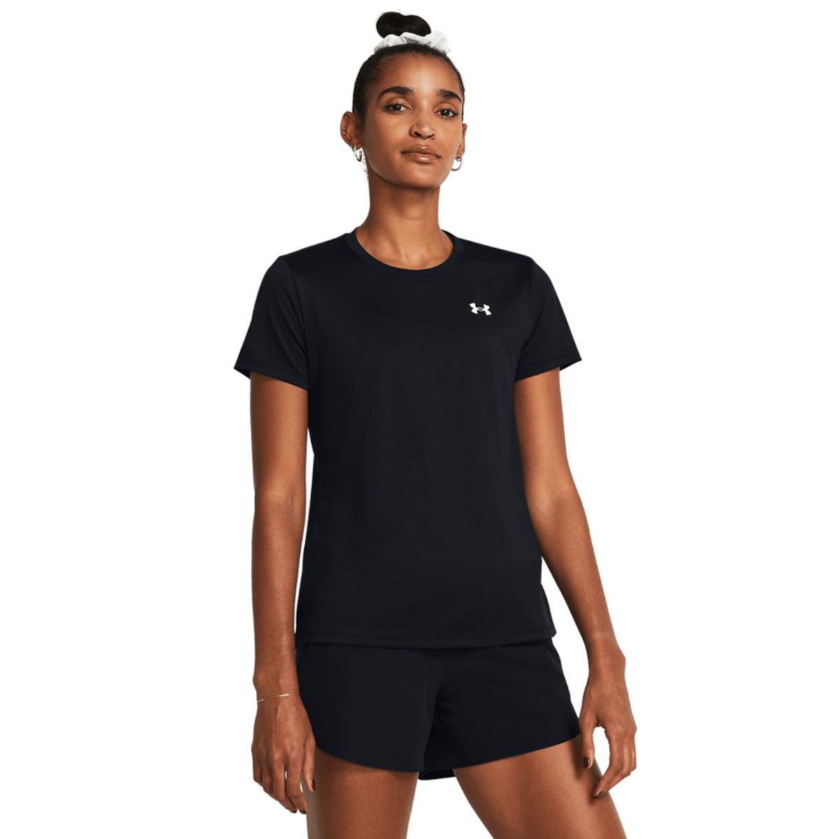 UNDER ARMOUR - Camiseta Mujer UNDER ARMOUR TECH SSC SOLID Negro UNDER ARMOUR