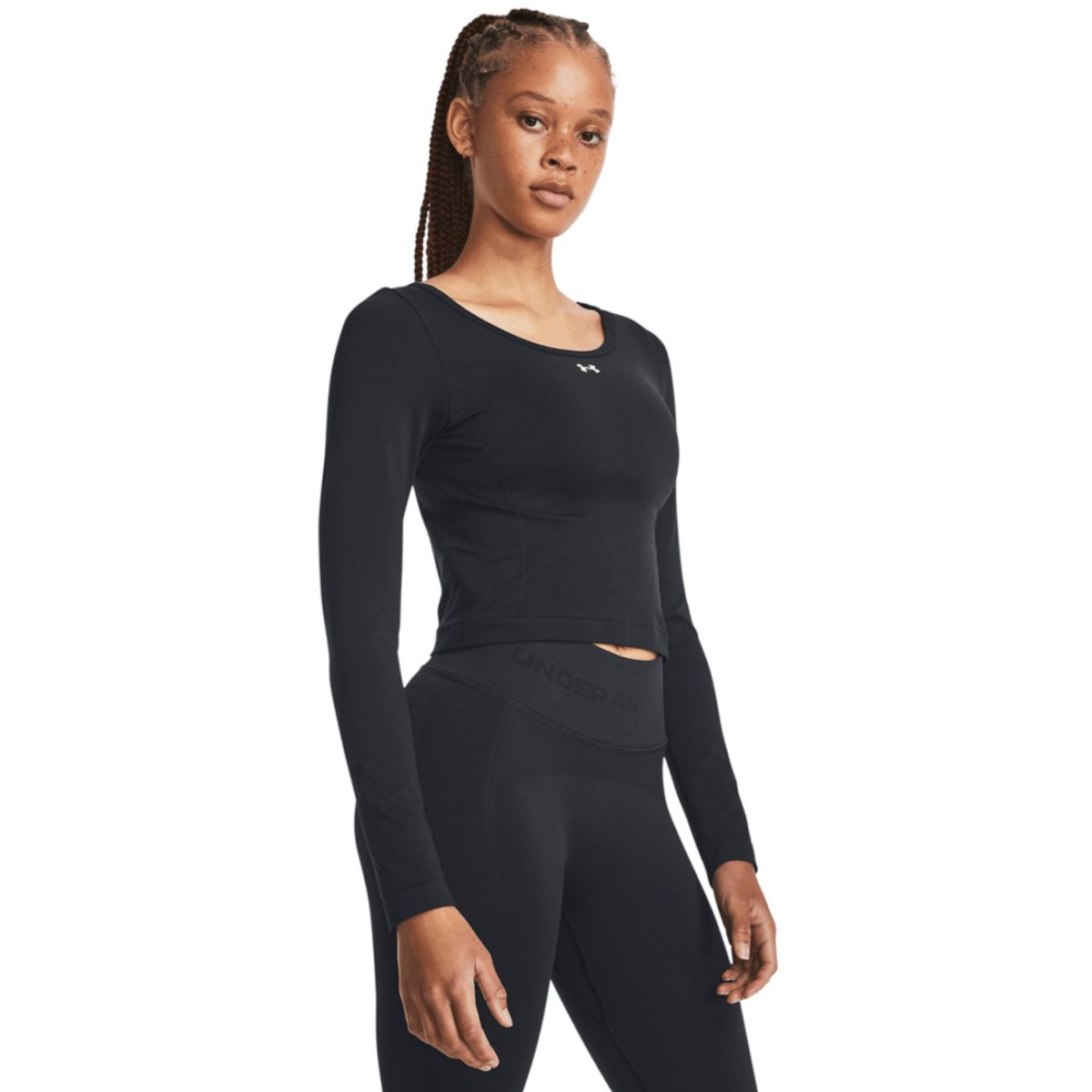 UNDER ARMOUR - Camiseta Mujer VANISH SEAMLESS LS Negro UNDER ARMOUR.
