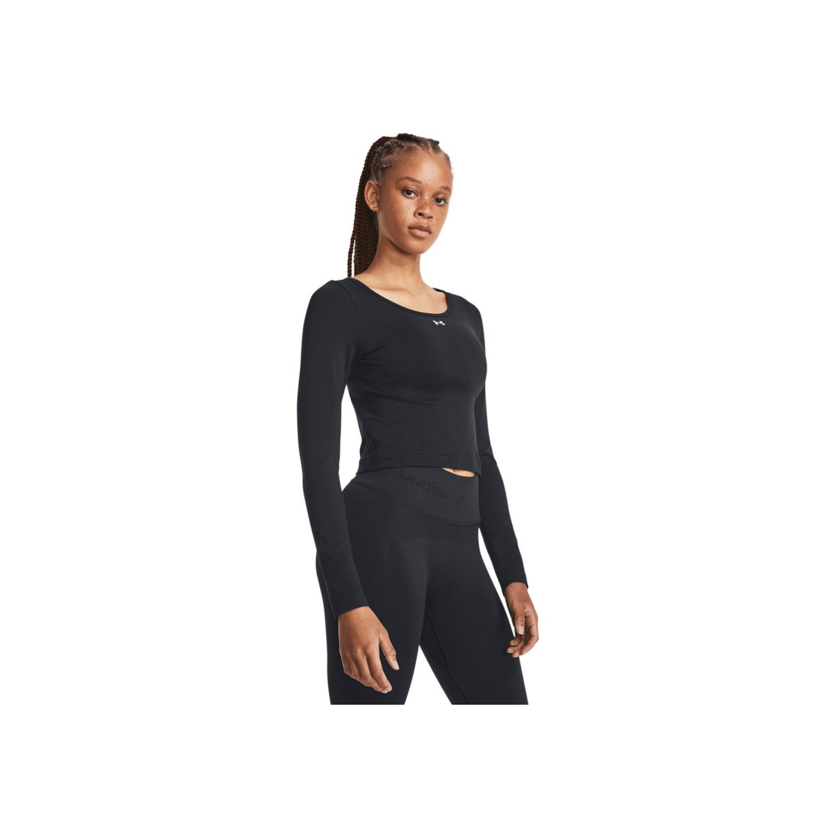 UNDER ARMOUR - Camiseta Mujer VANISH SEAMLESS LS Negro UNDER ARMOUR.