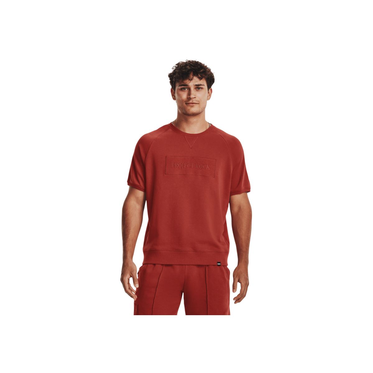 UNDER ARMOUR - Camiseta Hombre UNDER ARMOUR PJT ROCK TERRY GYM T Rojo UNDER ARMOUR.