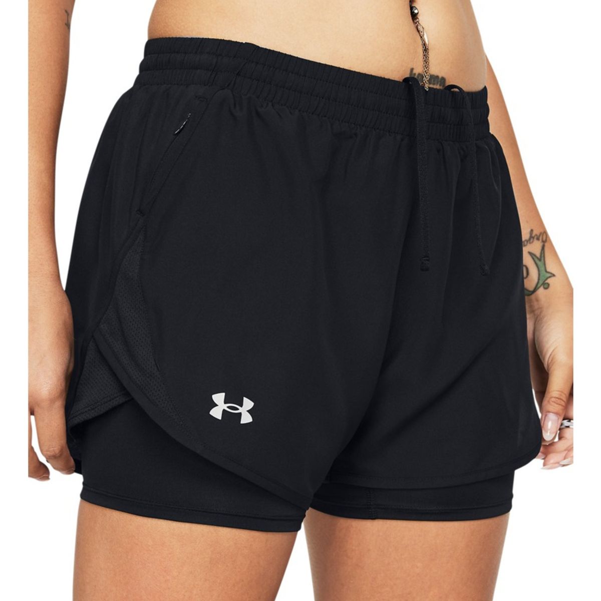 UNDER ARMOUR - Short Mujer UNDER ARMOUR UA FLY BY 2N1 SHORTS Negro UNDER ARMOUR