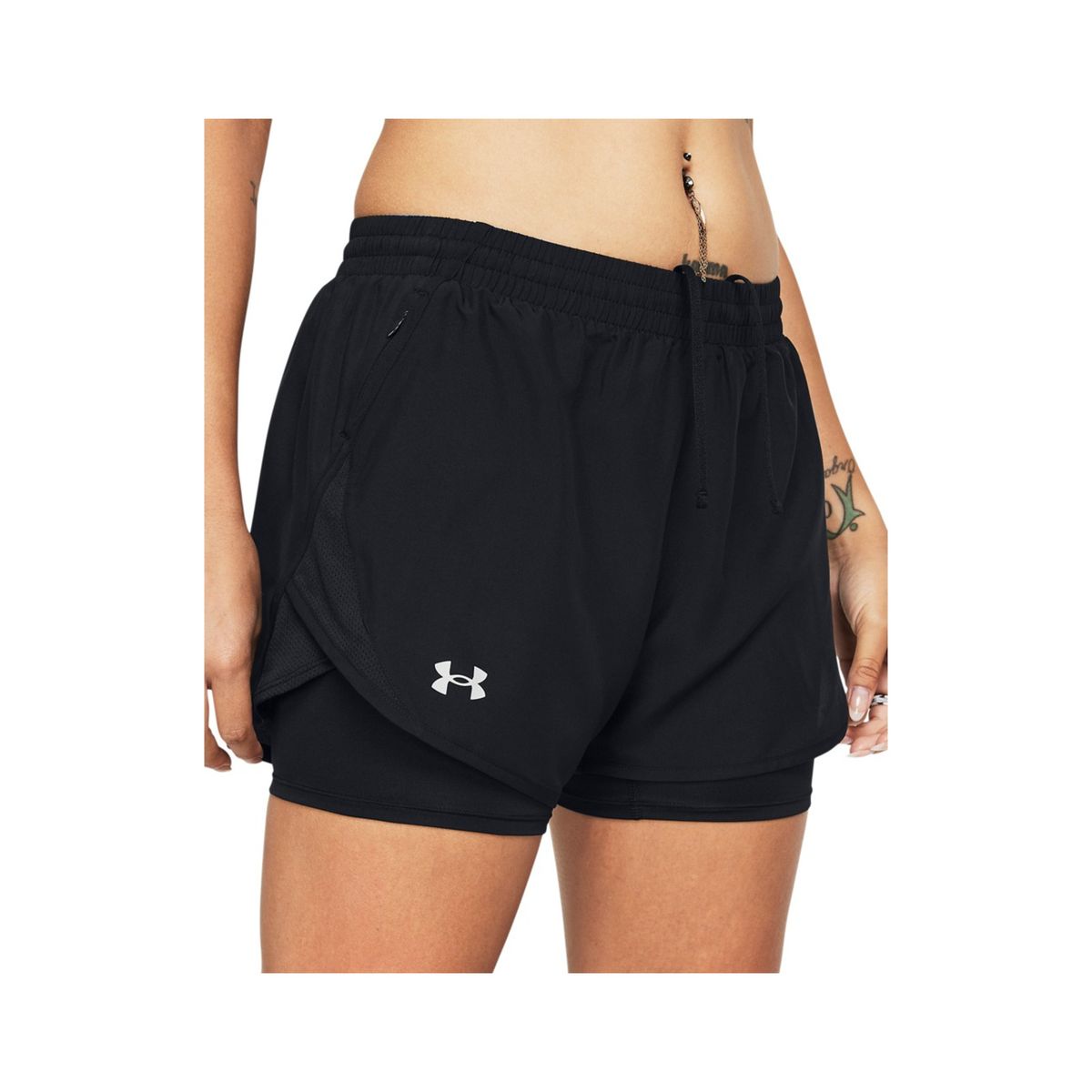 UNDER ARMOUR - Short Mujer UNDER ARMOUR UA FLY BY 2N1 SHORTS Negro UNDER ARMOUR
