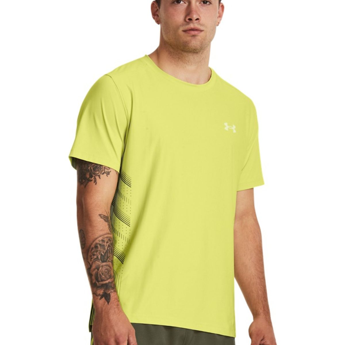 UNDER ARMOUR - Camiseta Hombre UNDER ARMOUR UA LASER SHORTSLEEVE Amarillo UNDER ARMOUR.