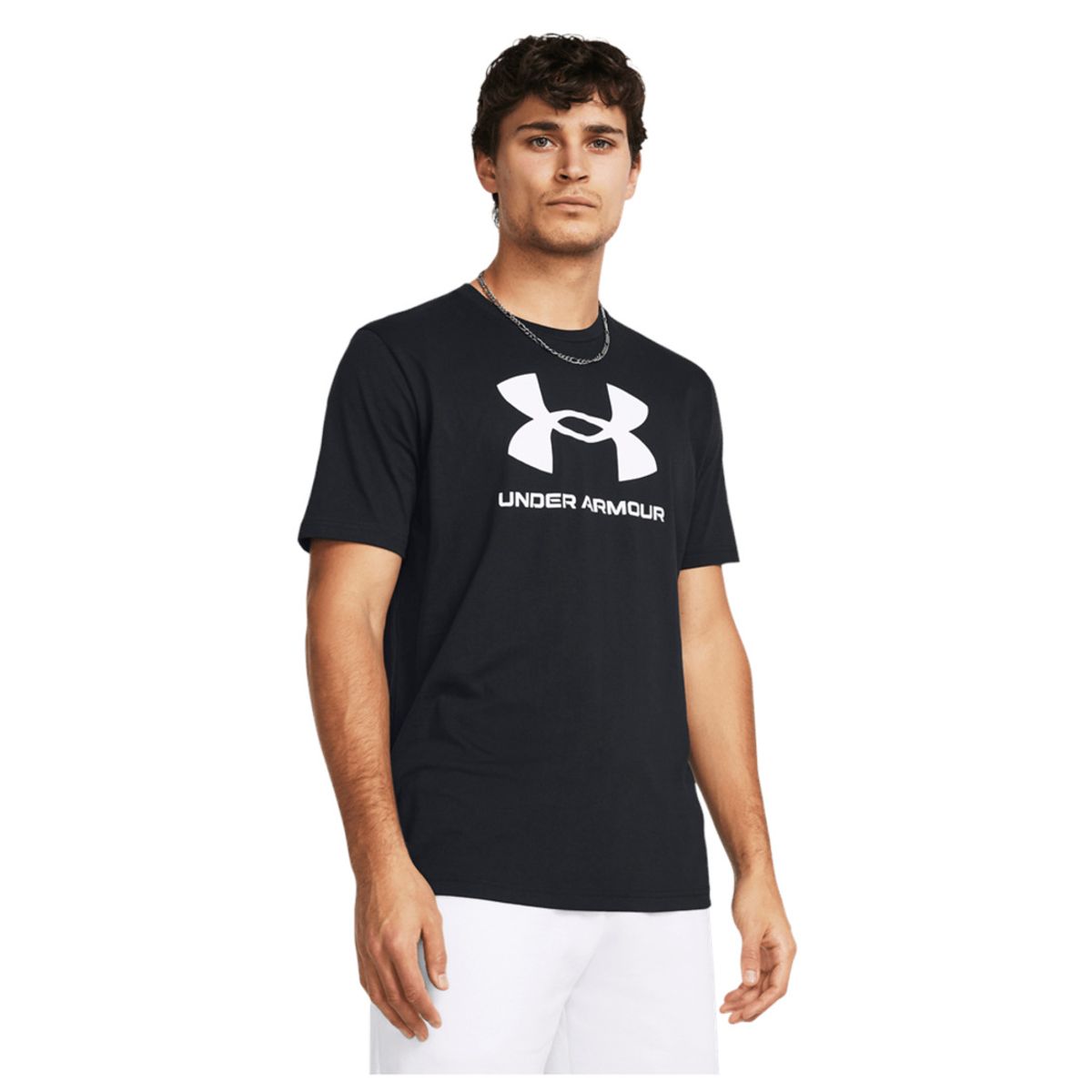 UNDER ARMOUR - Camiseta Hombre UNDER ARMOUR SPRTSTL LOGO UPDT SS Negro UNDER ARMOUR