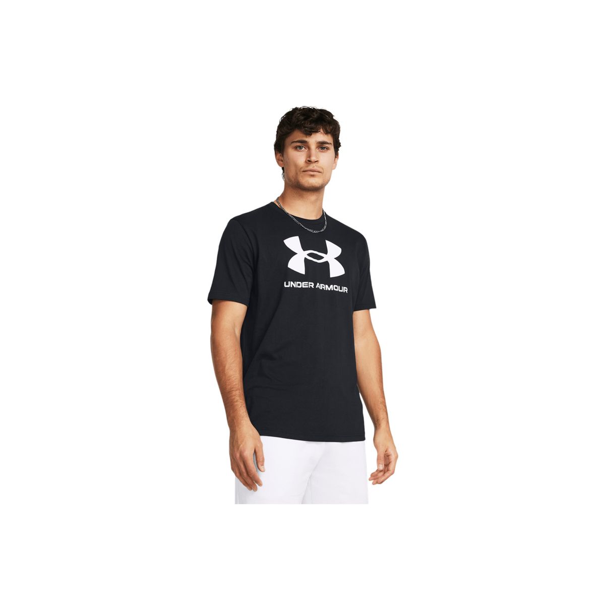UNDER ARMOUR - Camiseta Hombre UNDER ARMOUR SPRTSTL LOGO UPDT SS Negro UNDER ARMOUR