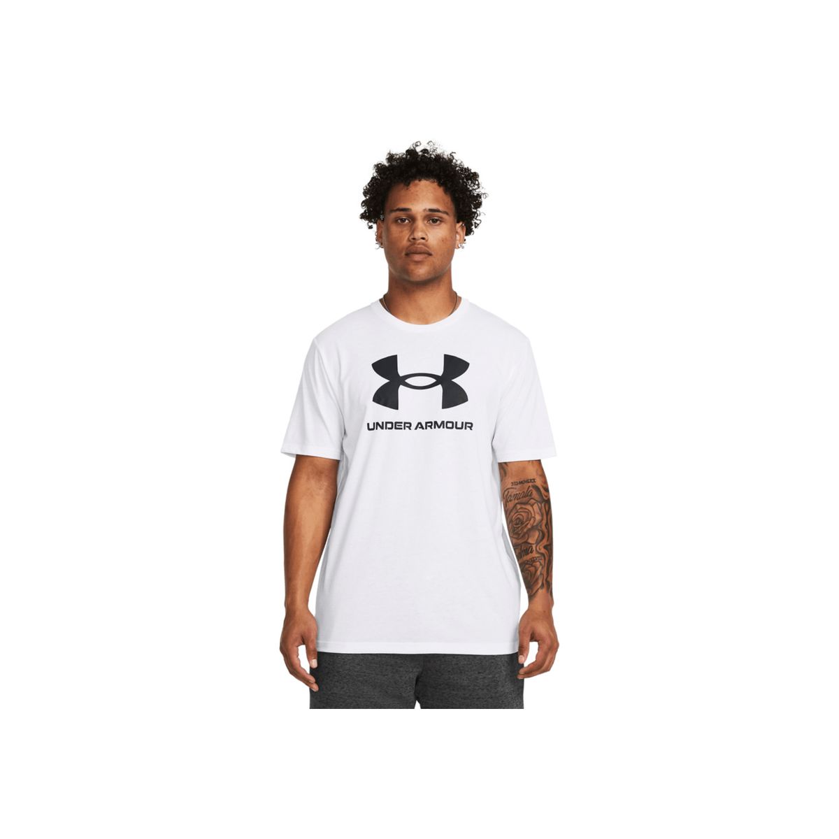 UNDER ARMOUR - Camiseta Hombre UNDER ARMOUR SPRTSTL LOGO UPDT SS Blanco UNDER ARMOUR