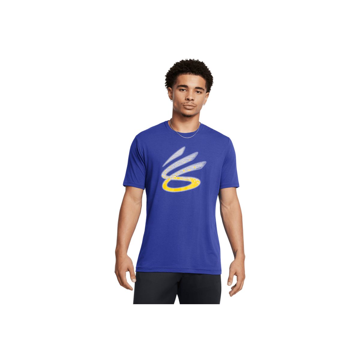 UNDER ARMOUR - Camiseta Hombre UNDER ARMOUR CURRY LOGO TREND TEE Azul UNDER ARMOUR.