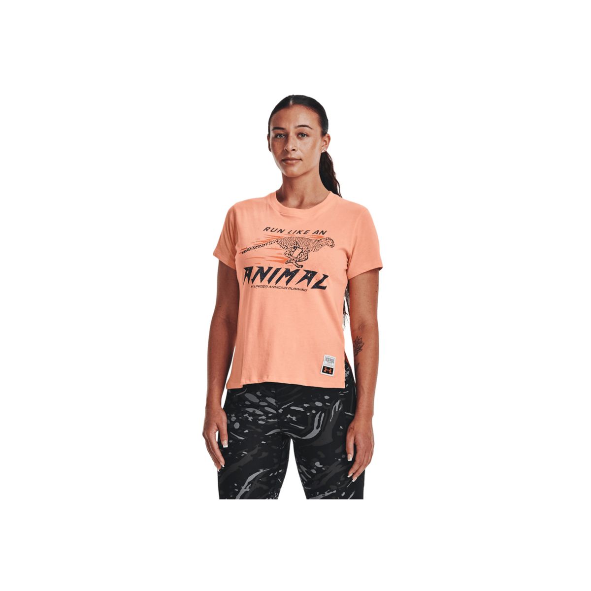 UNDER ARMOUR - Camiseta Mujer UNDER ARMOUR RUN LIKE A TEE Rosa UNDER ARMOUR.